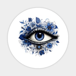 Sparkling Blue Eye Magnet